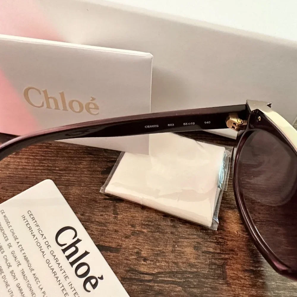 🔥 RARE AUTHENTIC Chloe cateye‎ arrow sunglasses